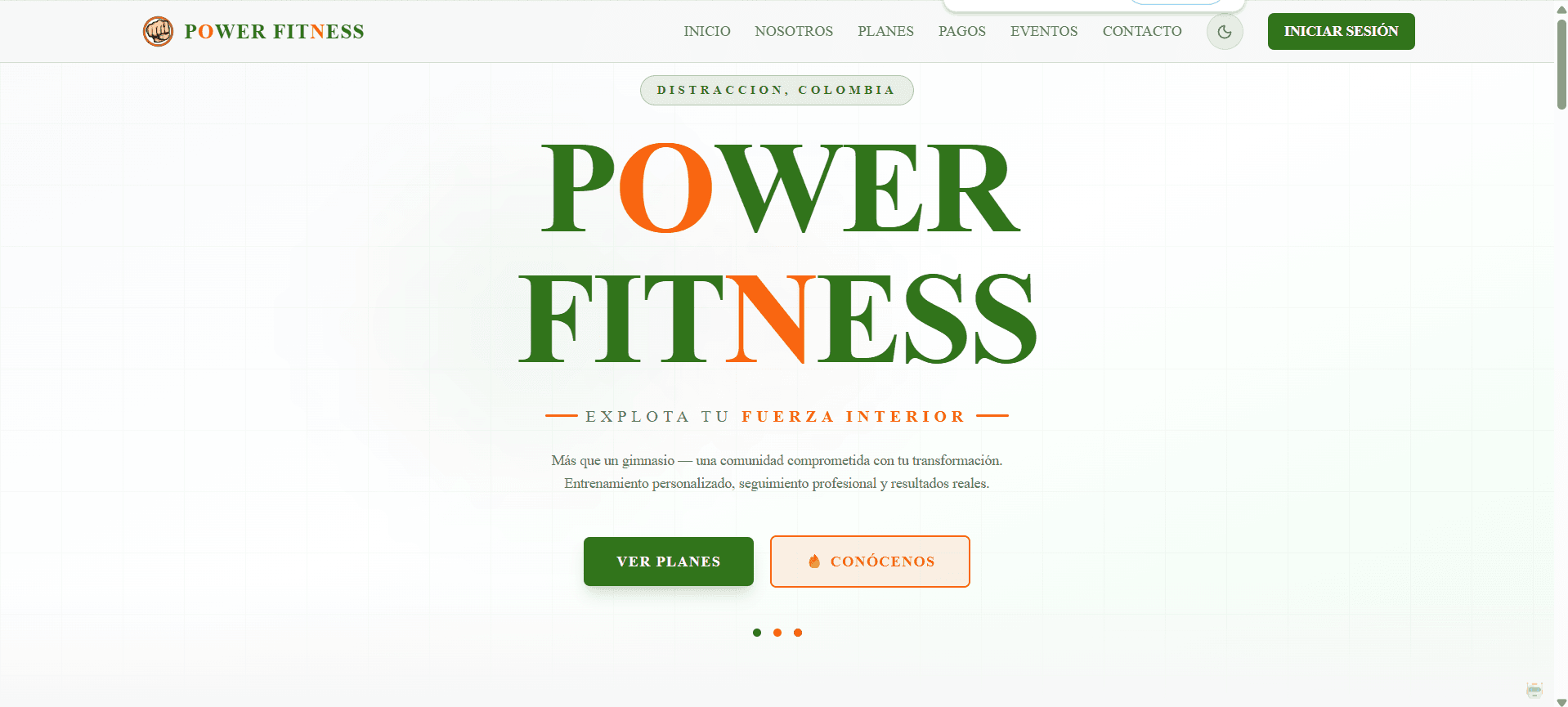 App de Gimnasio Power Fitness